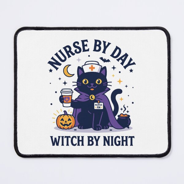 Item preview, Nurse By Day Witch By Night Halloween Nurse designed and sold by RareLavender.