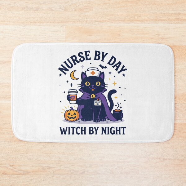 Item preview, Nurse By Day Witch By Night Halloween Nurse designed and sold by RareLavender.