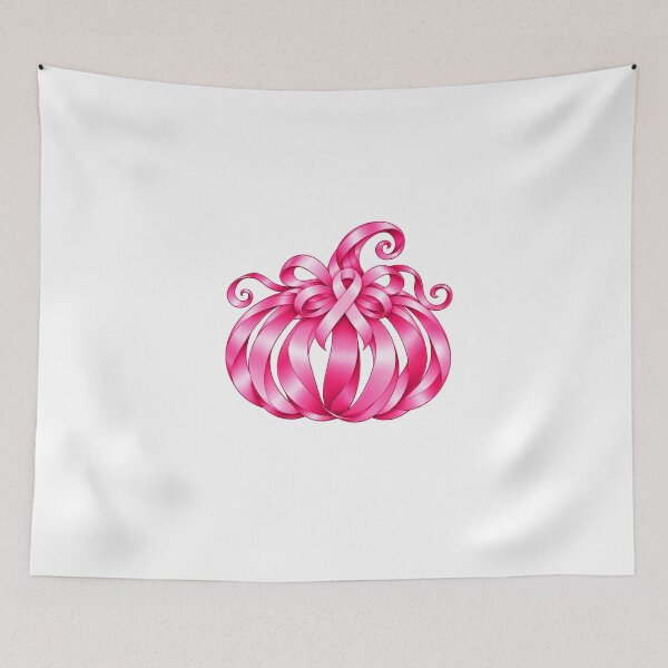 Item preview, Breast Cancer Awareness Pumpkin Bow  designed and sold by 68MadagascarZoo.