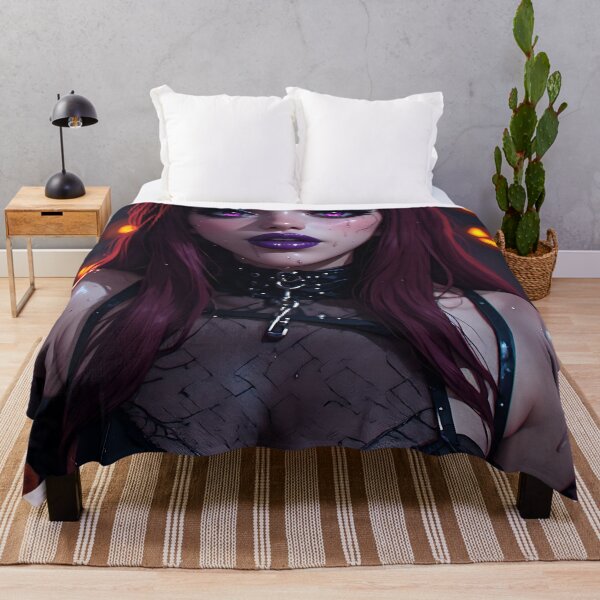Item preview, Hot Halloween Anime Babe Goth Mommy Waifu Woman designed and sold by Your New Fixation.