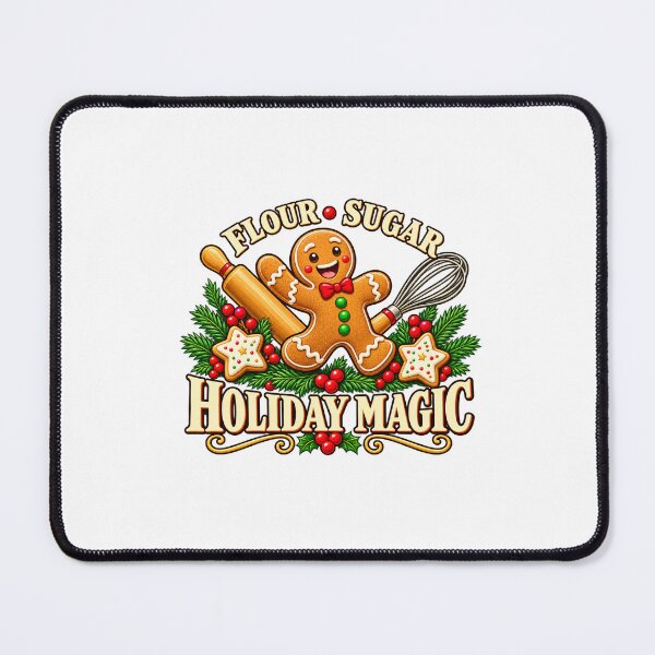 Item preview, Flour Sugar Holiday Magic Gingerbread Baker designed and sold by skyartdesign.