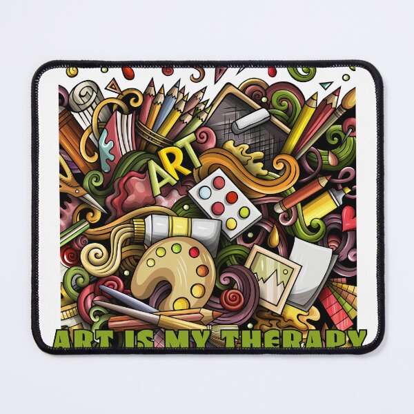 Item preview, Art is my therapy prints  designed and sold by Sayestostyle.