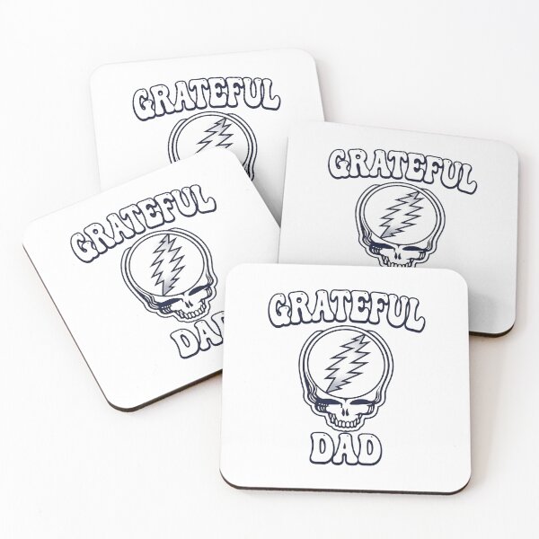 Item preview, Grateful Dad Classic Lightning Skull designed and sold by GulFlowerofLife.