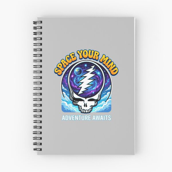 Item preview, Space Your Mind Grateful Dead Cosmic Skull designed and sold by GulFlowerofLife.