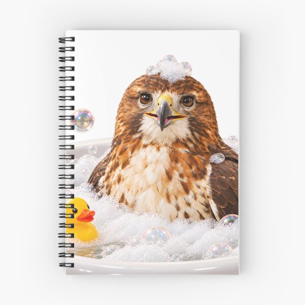 Item preview, Red Tailed Hawk Bathtub Duck Visit designed and sold by Sillytoe.