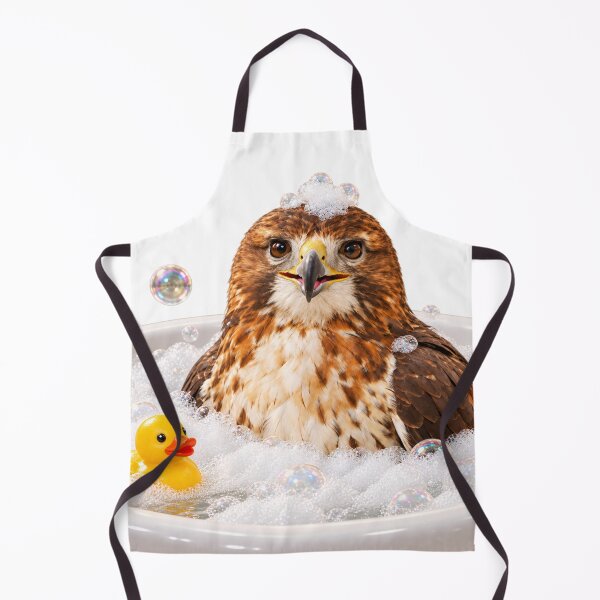 Item preview, Red Tailed Hawk Bathtub Duck Visit designed and sold by Sillytoe.