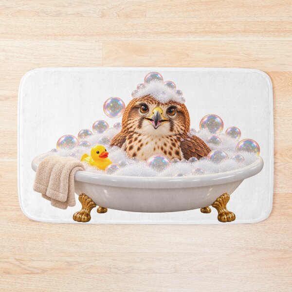 Item preview, Red Tailed Hawk Bathtub Duck Visit designed and sold by Sillytoe.