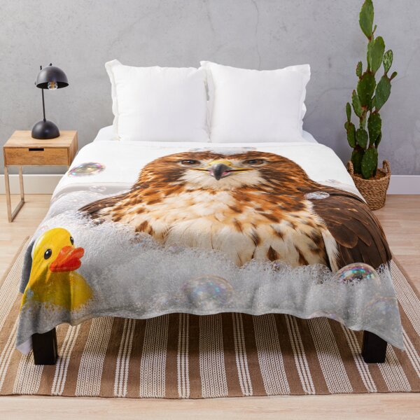 Item preview, Red Tailed Hawk Bathtub Duck Visit designed and sold by Sillytoe.