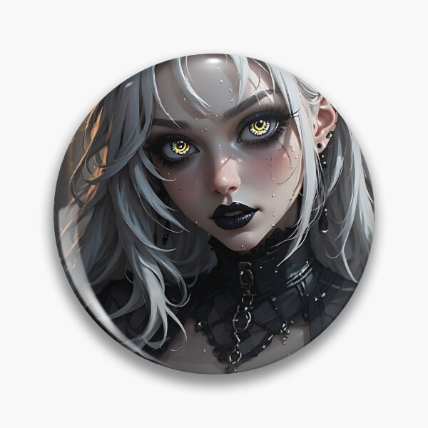 Item preview, Hot Halloween Anime Babe Goth Mommy Waifu Woman designed and sold by Your New Fixation.