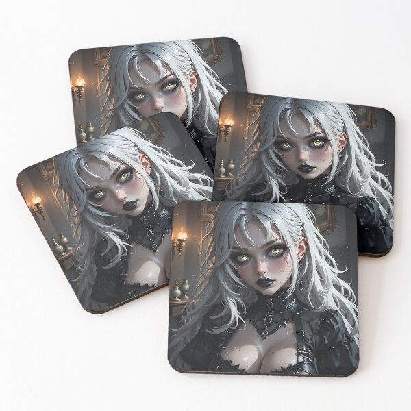 Item preview, Hot Halloween Anime Babe Goth Mommy Waifu Woman designed and sold by Your New Fixation.
