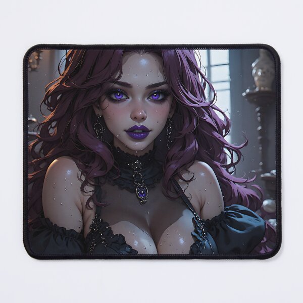 Item preview, Hot Halloween Anime Babe Goth Mommy Waifu Woman designed and sold by Your New Fixation.