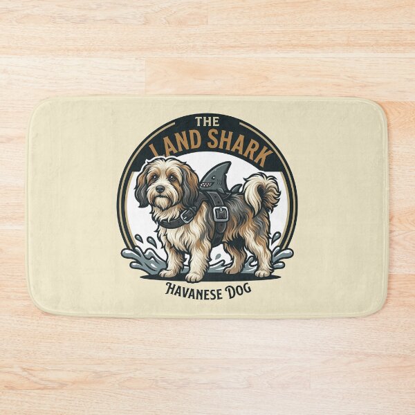 Item preview, The Land Shark – Havanese Dog Design designed and sold by Vin  Zzep.