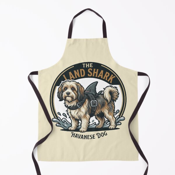 Item preview, The Land Shark – Havanese Dog Design designed and sold by Vin  Zzep.