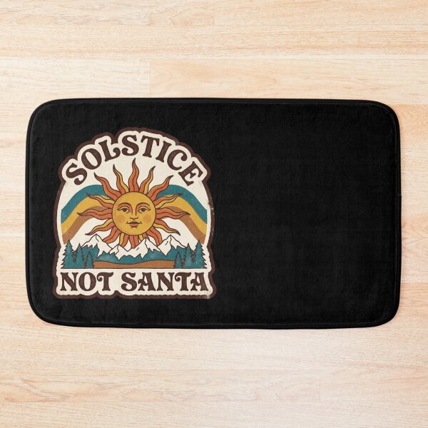 Item preview, Solstice, Not Santa — Retro 70s Pagan Yule designed and sold by TheCalmEdit.