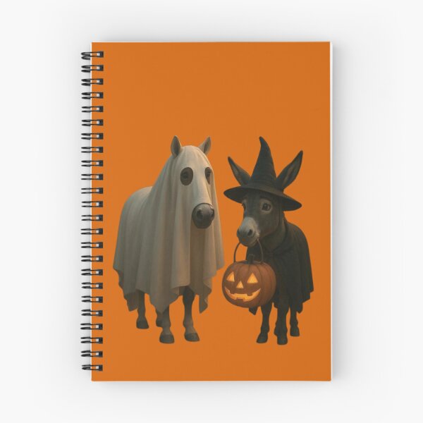 Item preview, Halloween Duo: Ghost Horse & Witch Donkey designed and sold by Catfcreations.