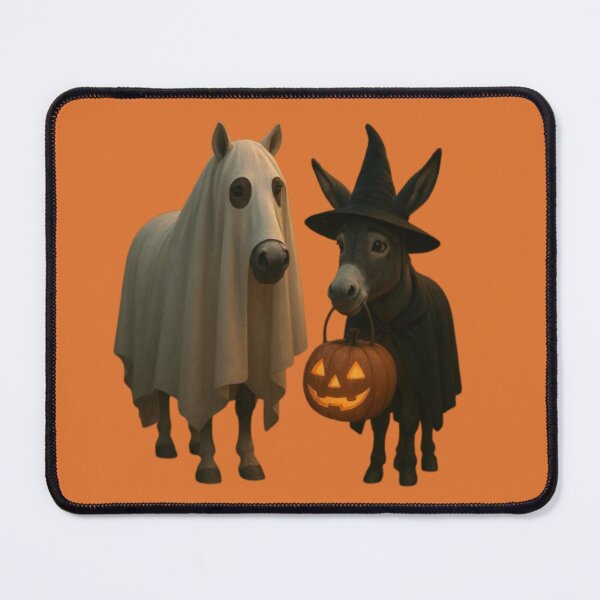 Item preview, Halloween Duo: Ghost Horse & Witch Donkey designed and sold by Catfcreations.