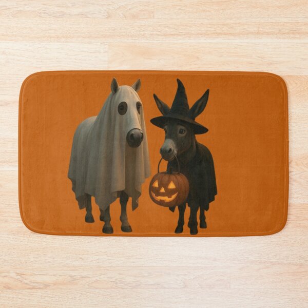 Item preview, Halloween Duo: Ghost Horse & Witch Donkey designed and sold by Catfcreations.