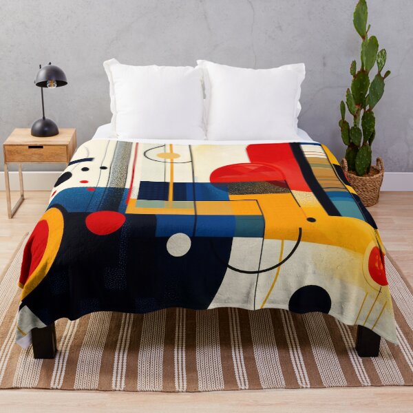 Item preview, Retro Bauhaus Bold Colorful Geometric Abstract designed and sold by DEC02.