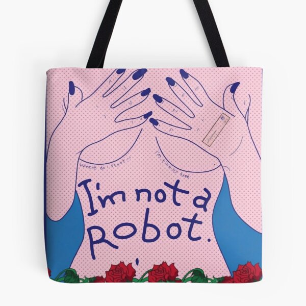 Item preview, I Am Not a Robot Rose Portrait designed and sold by Strike-A-Pose.