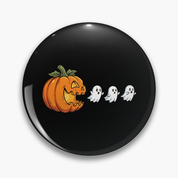 Item preview, Halloween Pumpkin Eating Ghost Funny  designed and sold by RareLavender.