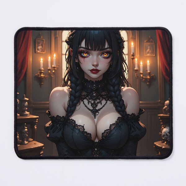 Item preview, Hot Halloween Anime Babe Goth Mommy Waifu Woman designed and sold by Your New Fixation.
