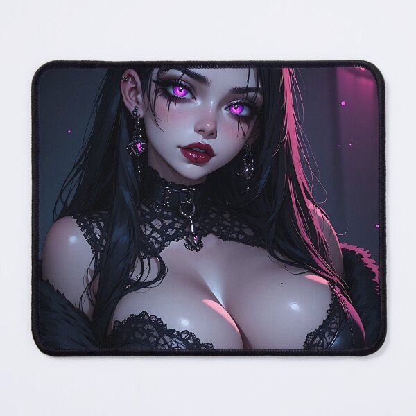 Item preview, Hot Halloween Anime Babe Goth Mommy Waifu Woman designed and sold by Your New Fixation.