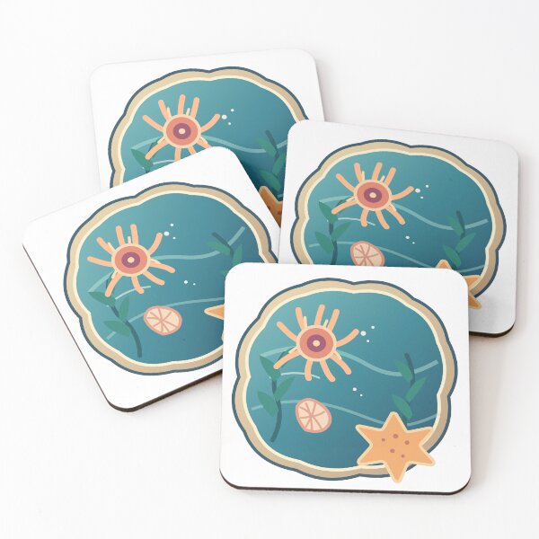 Item preview, Intertidal Window Anemone and Sea Star designed and sold by -Inkspire Studio-.