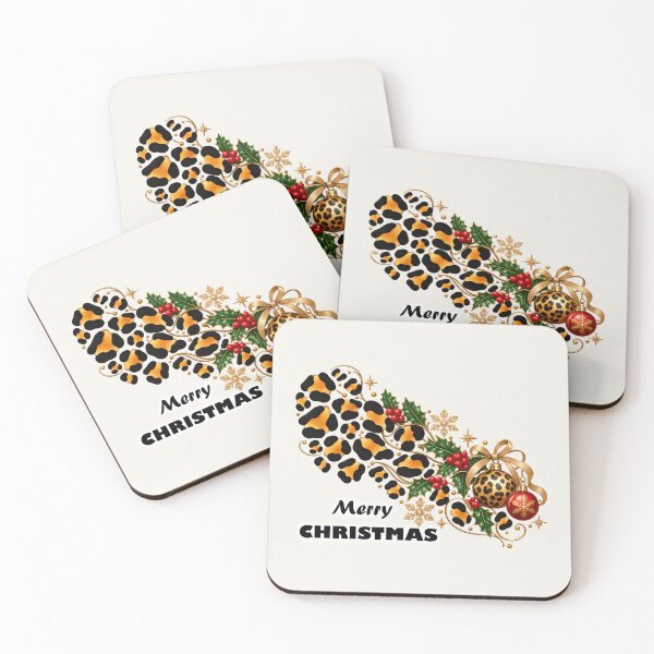 Item preview, Leopard Print and Christmas Decoration PNG designed and sold by annenambiro.