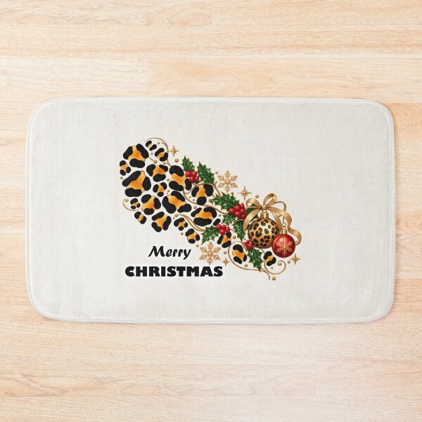 Item preview, Leopard Print and Christmas Decoration PNG designed and sold by annenambiro.