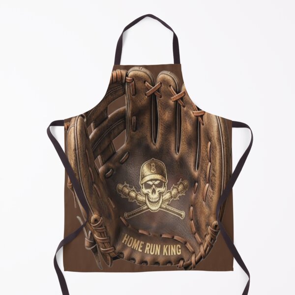 Item preview, Home Run King Skull Vintage Baseball Glove designed and sold by FABIOLART.