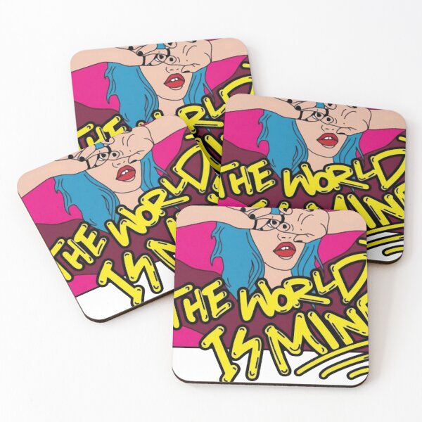 Item preview, The World Is Mine Pop Girl designed and sold by Strike-A-Pose.