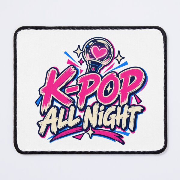 Item preview, K-POP All Night Retro Concert Graphic designed and sold by ZAROOMART.