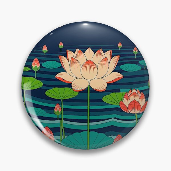 Item preview, Vintage Waterlilies designed and sold by ViaARTfactory.