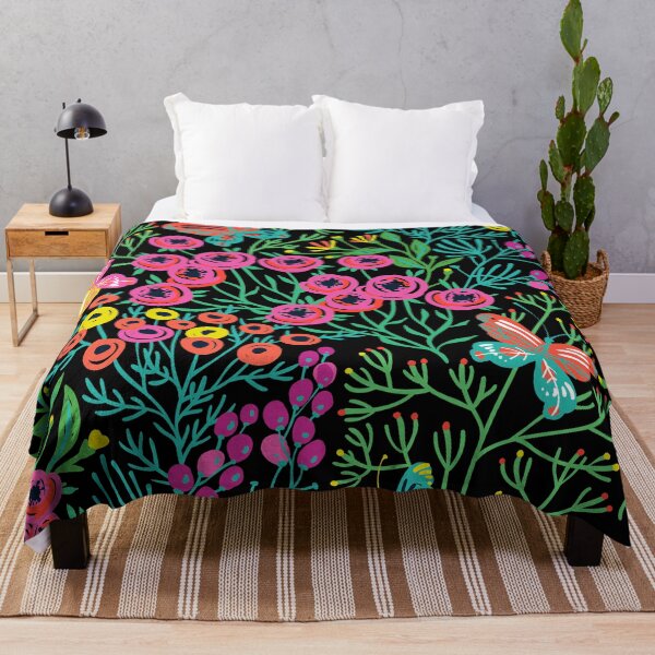 Item preview, Colorful Floral Botanical Seamless Pattern designed and sold by Sania Wazir Studio.