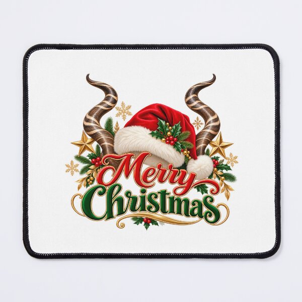 Item preview, Merry Christmas Greater Kudu Horns PNG designed and sold by annenambiro.