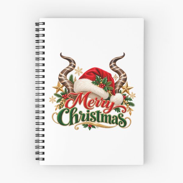 Item preview, Merry Christmas Greater Kudu Horns PNG designed and sold by annenambiro.