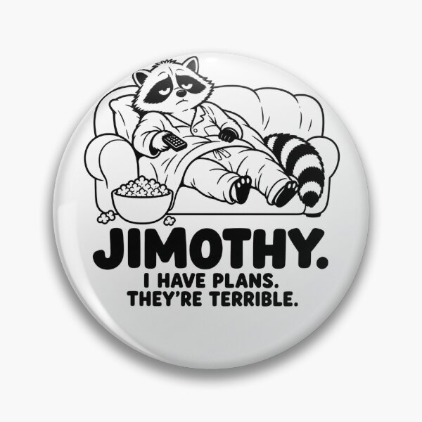 Item preview, Jimothy Raccoon lazy meme designed and sold by ViolettaGlass.