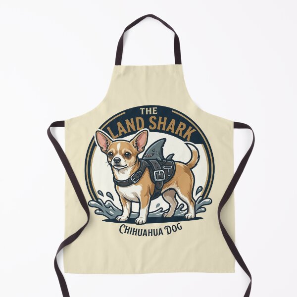 Item preview, The Land Shark – Funny Chihuahua Dog Shark Design designed and sold by Vin Zzep.