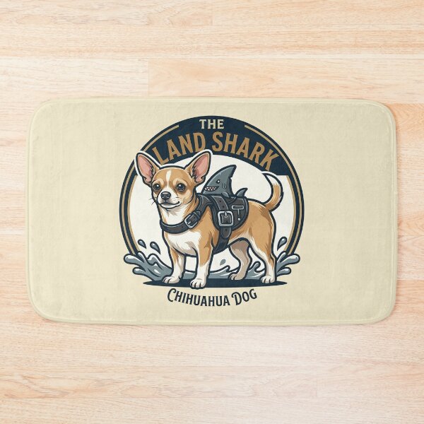 Item preview, The Land Shark – Funny Chihuahua Dog Shark Design designed and sold by Vin  Zzep.