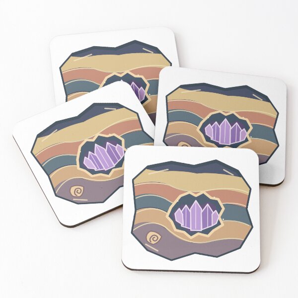 Item preview, Layered Rock Crystal Pocket Geology designed and sold by -Inkspire Studio-.