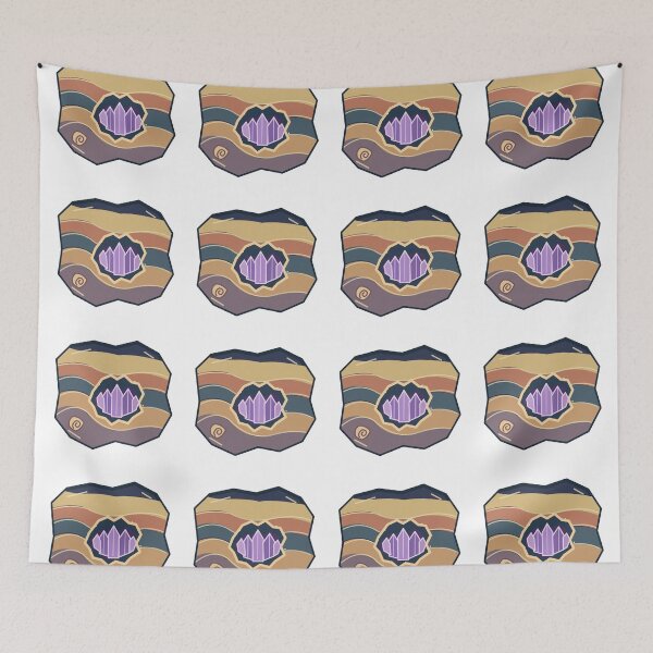 Item preview, Layered Rock Crystal Pocket Geology designed and sold by -Inkspire Studio-.