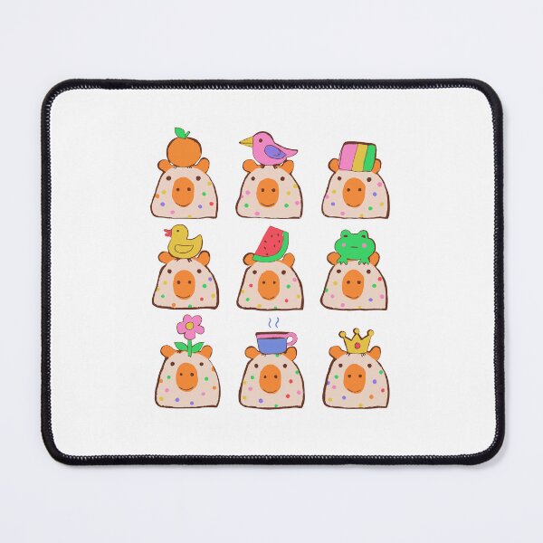 Item preview, Capybara Sticker Pack - Unbothered with Stuff on Head designed and sold by BysonDesigns.