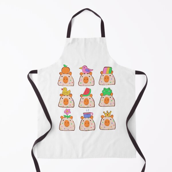 Item preview, Capybara Sticker Pack - Unbothered with Stuff on Head designed and sold by BysonDesigns.