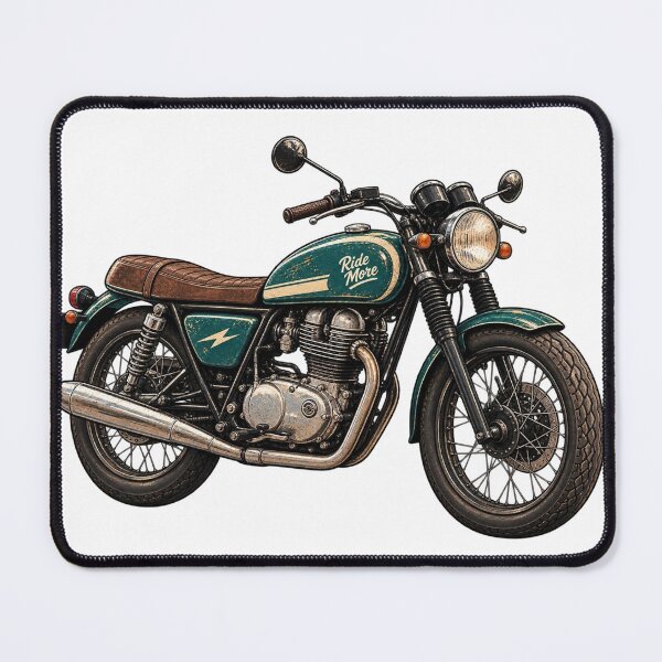 Item preview, Vintage Cafe Racer Motorcycle – Retro Motorcycle T-Shirt Design designed and sold by LarkLeaf.