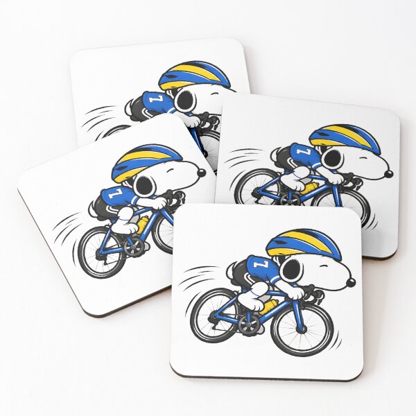 Item preview, Snoopy Cycling – Fast Road Bike Racing Cyclist Sports Design designed and sold by artizallart.