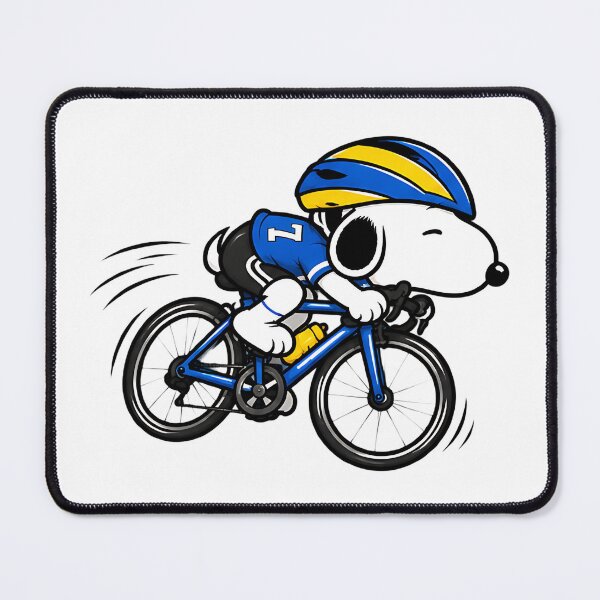 Item preview, Snoopy Cycling – Fast Road Bike Racing Cyclist Sports Design designed and sold by artizallart.