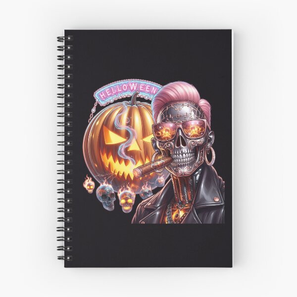 Item preview, Halloween Cyborg Skeleton Cigar Pumpkin Sunglasses designed and sold by Voodoo Store Paranormal Collections.