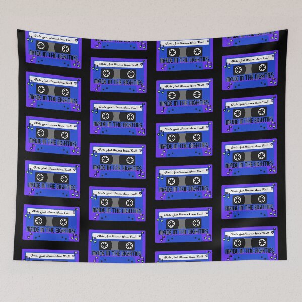 Item preview, Girls Just Wanna… (Purple on Black) designed and sold by PawsitiveMum3.