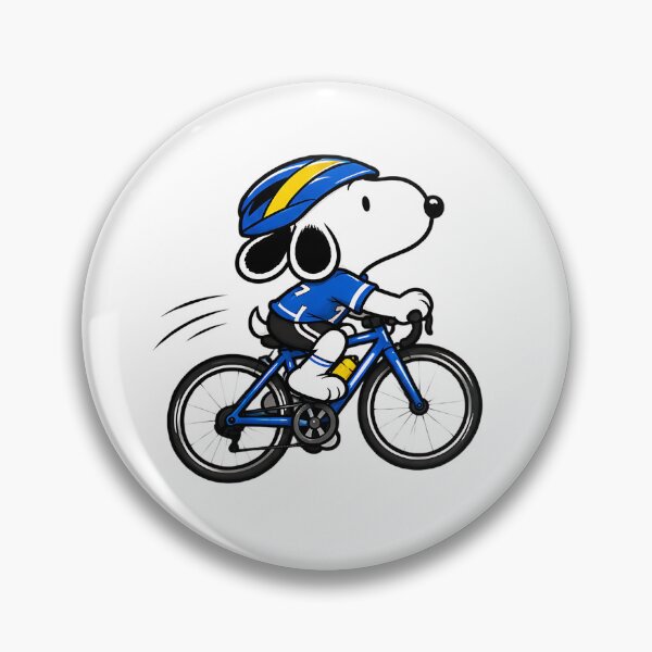 Item preview, Snoopy Cycling – Cute Bicycle Rider Cycling Sports Design designed and sold by artizallart.