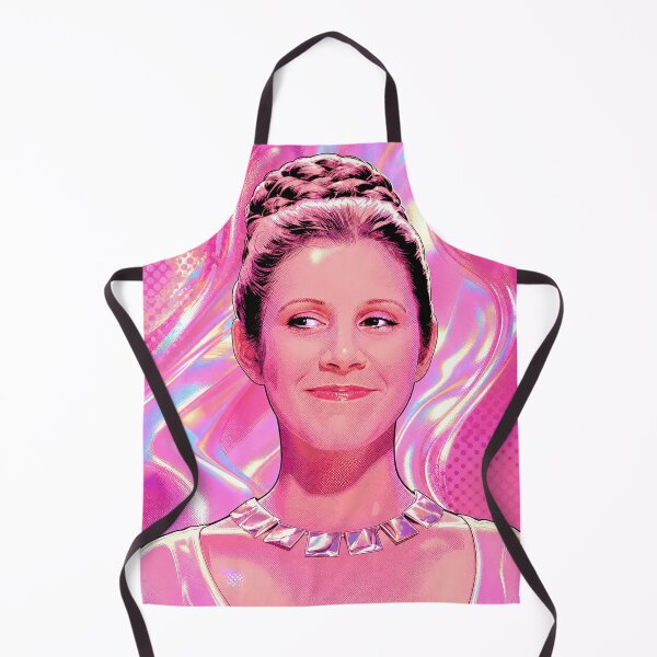 Item preview, Neon Pink Pop Art Space Princess – Holographic Portrait designed and sold by CleverCulture.